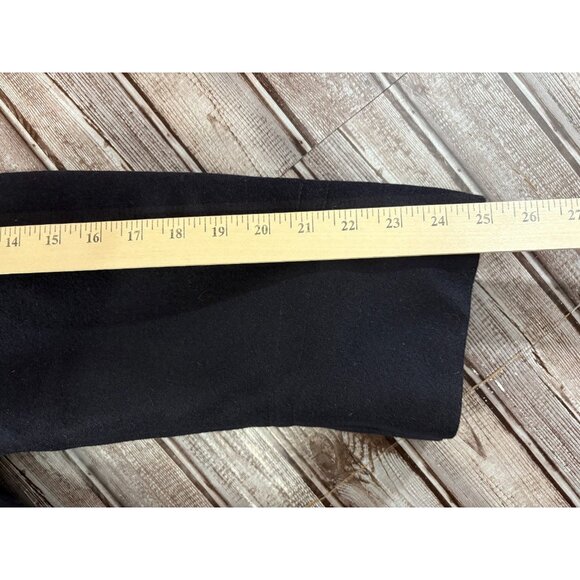 NYPD Pea Coat Double-Breasted Heavy Wool coat size 42 navy blue - Picture 7 of 8